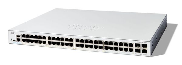 Cisco Catalyst 1200-48T-4X Smart Switch. 48 Port GE. 4x10GE SFP+. Limi