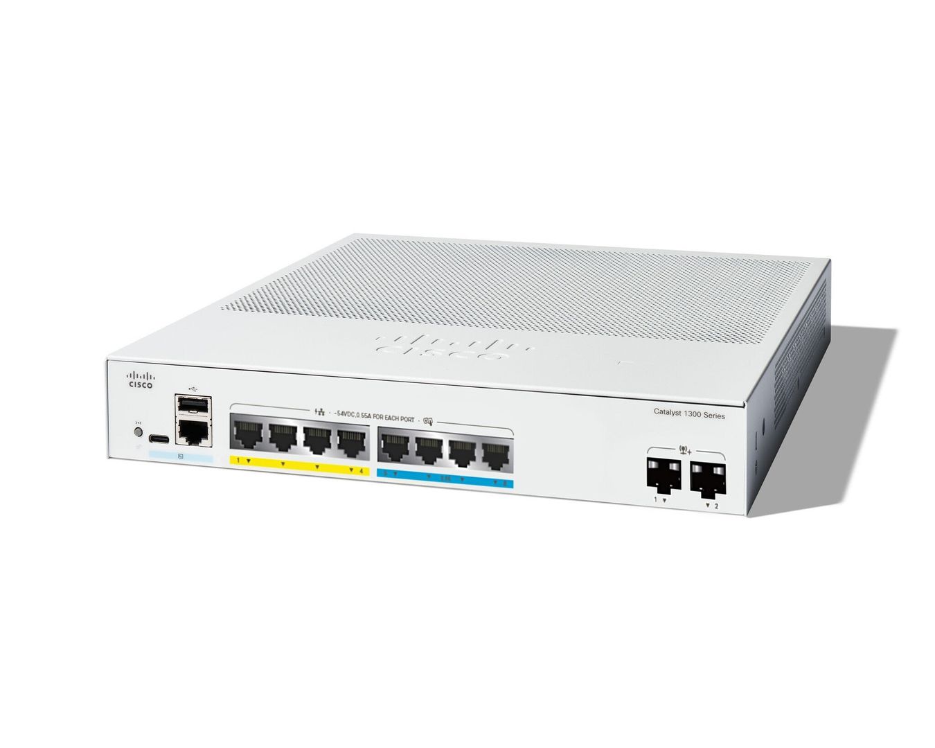 Cisco Catalyst C1300-8MGP-2X network switch Managed L2/L3 Gigabit Ethe - Image 1