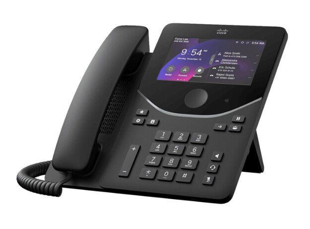 Cisco DESK PHONE 9871 CARBON IP phone Black. Carbon LCD Wi-Fi - Image 1