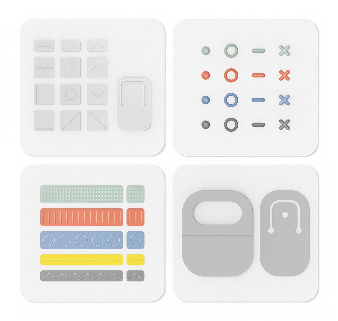 Microsoft Surface Adaptive Kit self-adhesive label Multicolour 33 pc(s - Image 1