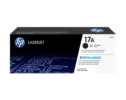 HP 17A Black Toner Cartridge, Black