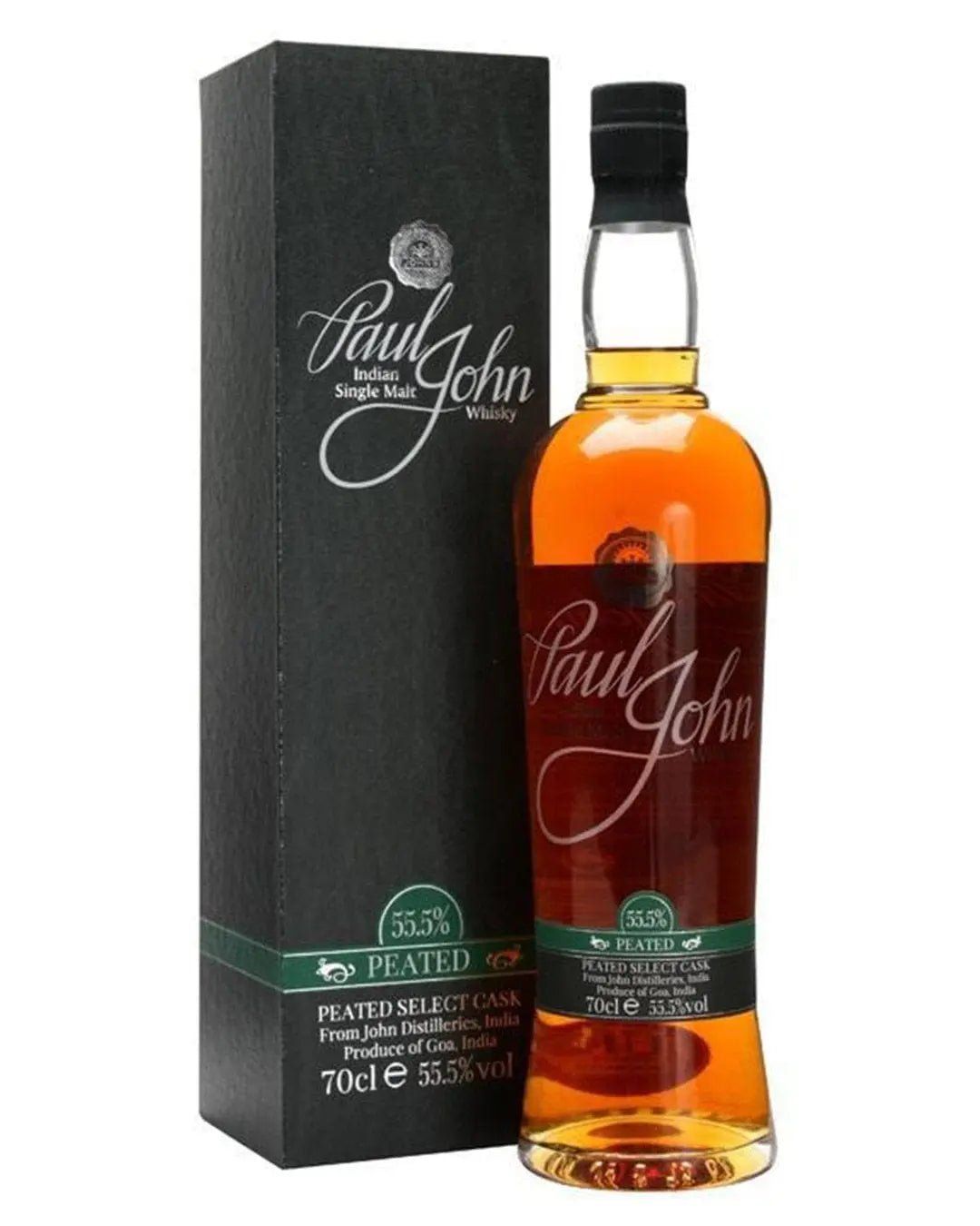 Paul John Peated Select Cask Indian Single Malt Whisky - Image 1