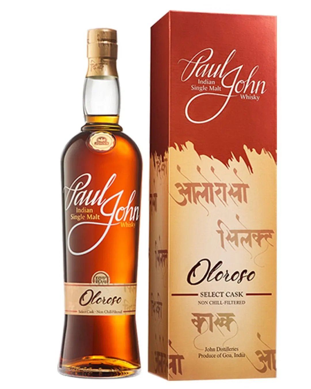 Paul John Oloroso Select Cask Single Malt Indian Whisky - Image 1