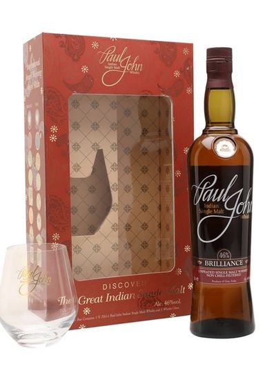 Paul John Brilliance Indian Single Malt Whisky, 70 cl