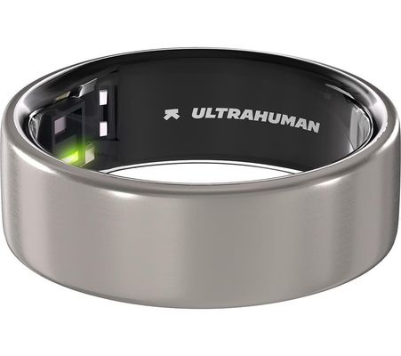 ULTRAHUMAN Ring Air - Raw Titanium, Size 9, Silver/Grey - Thumbnail 2