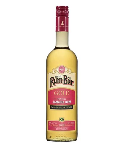 Rum-Bar by Worthy Park Gold Rum Single Traditional Pot Still Rum