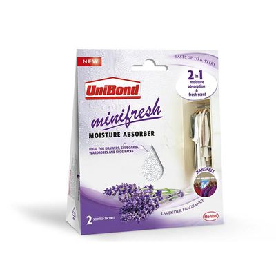 Unibond 2675556 Minifresh Moisture Absorbent Sachet Lavender 2675556