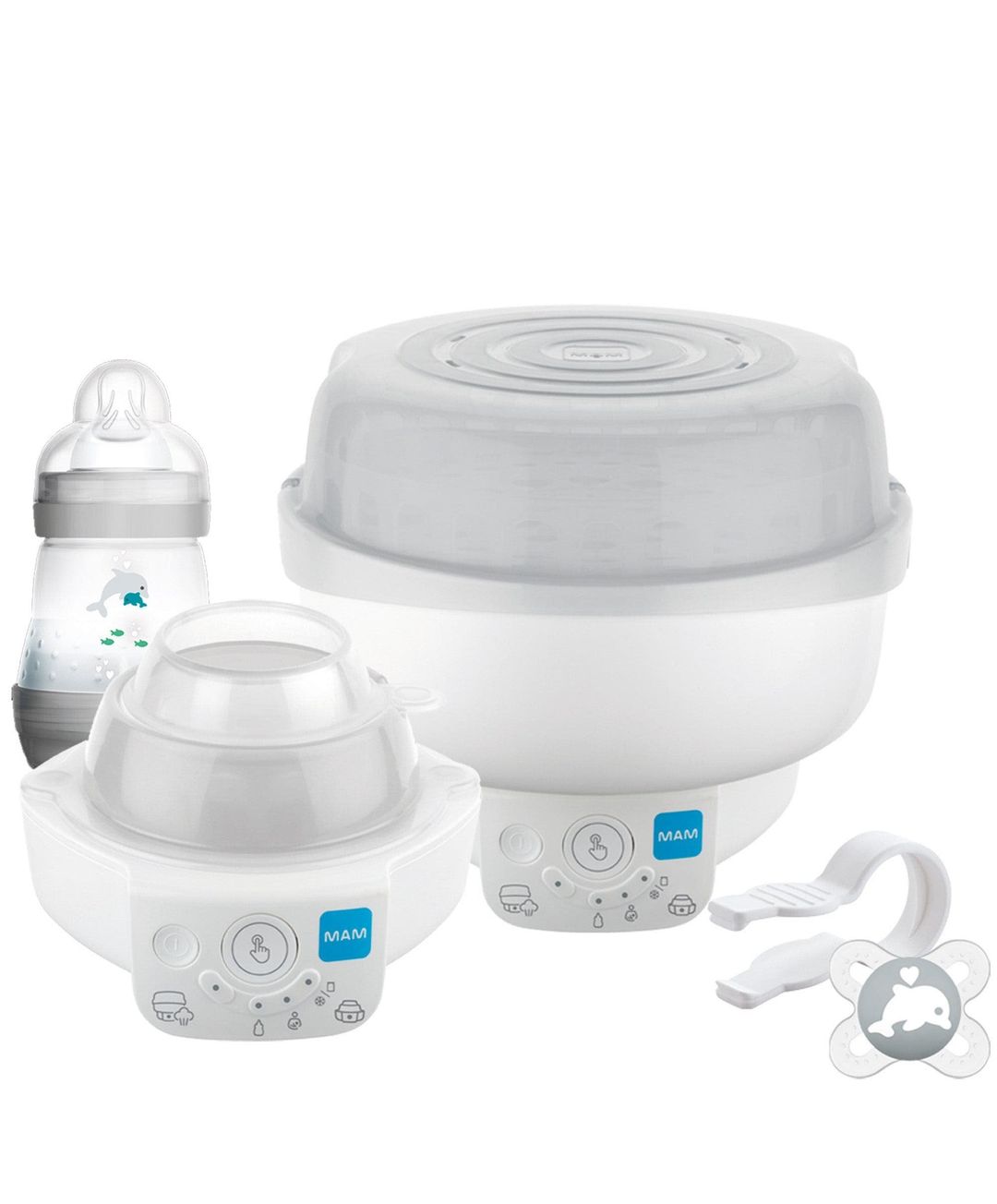 MAM Electric Steriliser & Express Bottle Warmer - Grey - Image 1