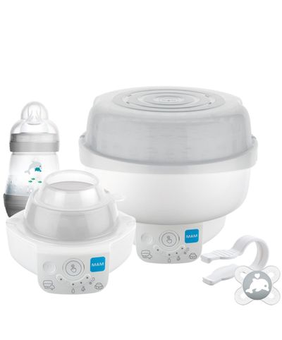 MAM Electric Steriliser & Express Bottle Warmer - Grey