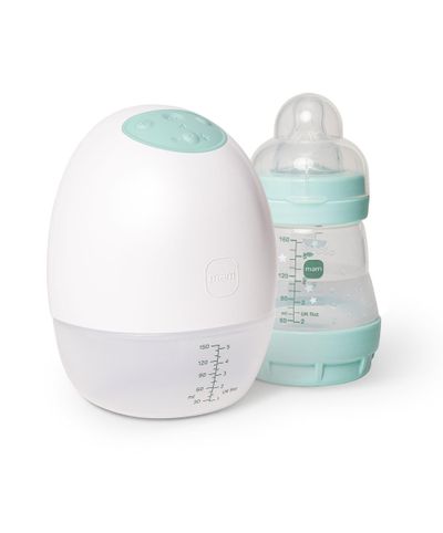 Mam Move Wearable Single Electric Breast Pump | Best Hands-Free Pump for Mother | Soft Silicone Funnel with 4 Sizes | Easy to Assemble &amp; Clean | For Feeding Newborns &amp; Baby