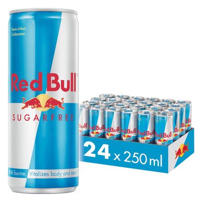 Red Bull Sugarfree 250ml 24-Tray Energy drink liquid - Thumbnail 2