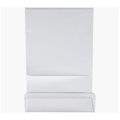 Exacompta Acrylic Display Easel 100 x 110 x 150mm Clear - 88258D