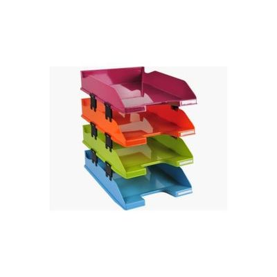 Exacompta 113298SETD desk tray/organizer Polystyrene Multicolour