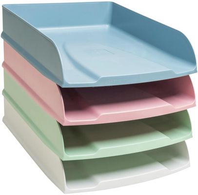 Exacompta 111303SETD desk tray/organizer Plastic Assorted colours