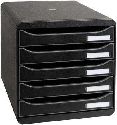 Exacompta 309714D desk tray/organizer Polystyrene Black