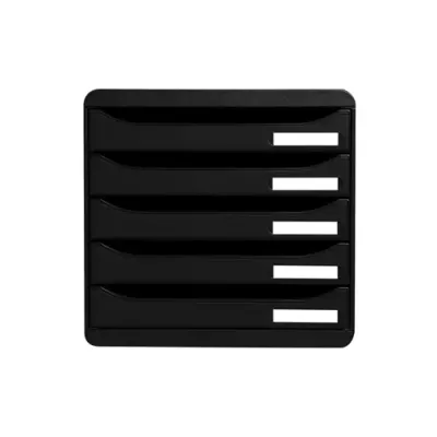 Exacompta 309714D desk tray/organizer Polystyrene Black - Thumbnail 2