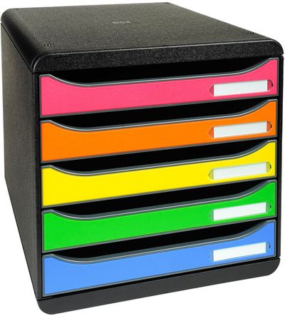 Exacompta 309798D office drawer unit Black