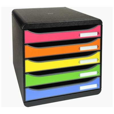 Exacompta 309798D office drawer unit Black - Thumbnail 2