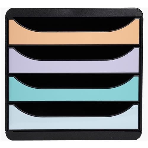 Exacompta 3104296D file storage box Plastic Beige. Black. Green. Grey. - Image 1