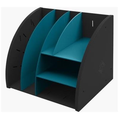 Exacompta Neo Deco Polystyrene (PS) Black. Blue