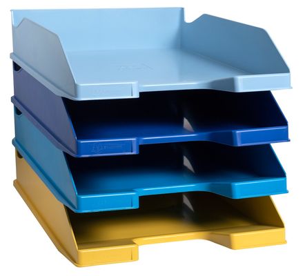 Exacompta 113202SETD desk tray/organizer Plastic Assorted colours