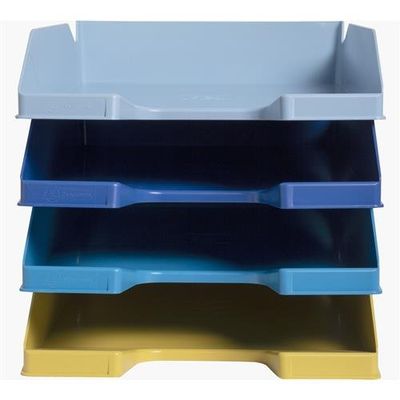 Exacompta 113202SETD desk tray/organizer Plastic Assorted colours - Thumbnail 2