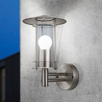 Lisio Stainless Steel Exterior Wall Light - Grey