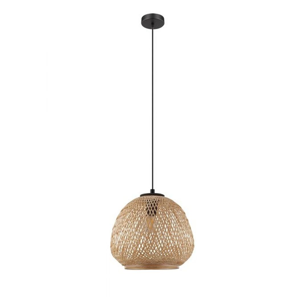 EGLO Dembleby hanging light, 1-bulb, natural - Image 1