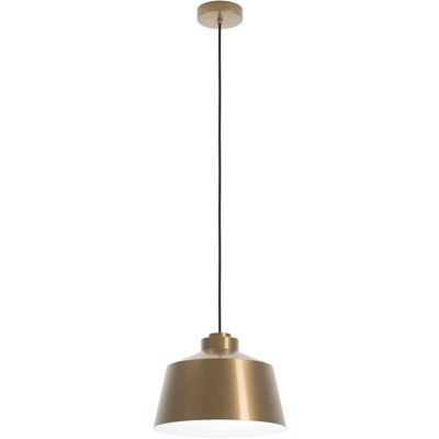 EGLO Southery hanging light 1-bulb brushed cream gold