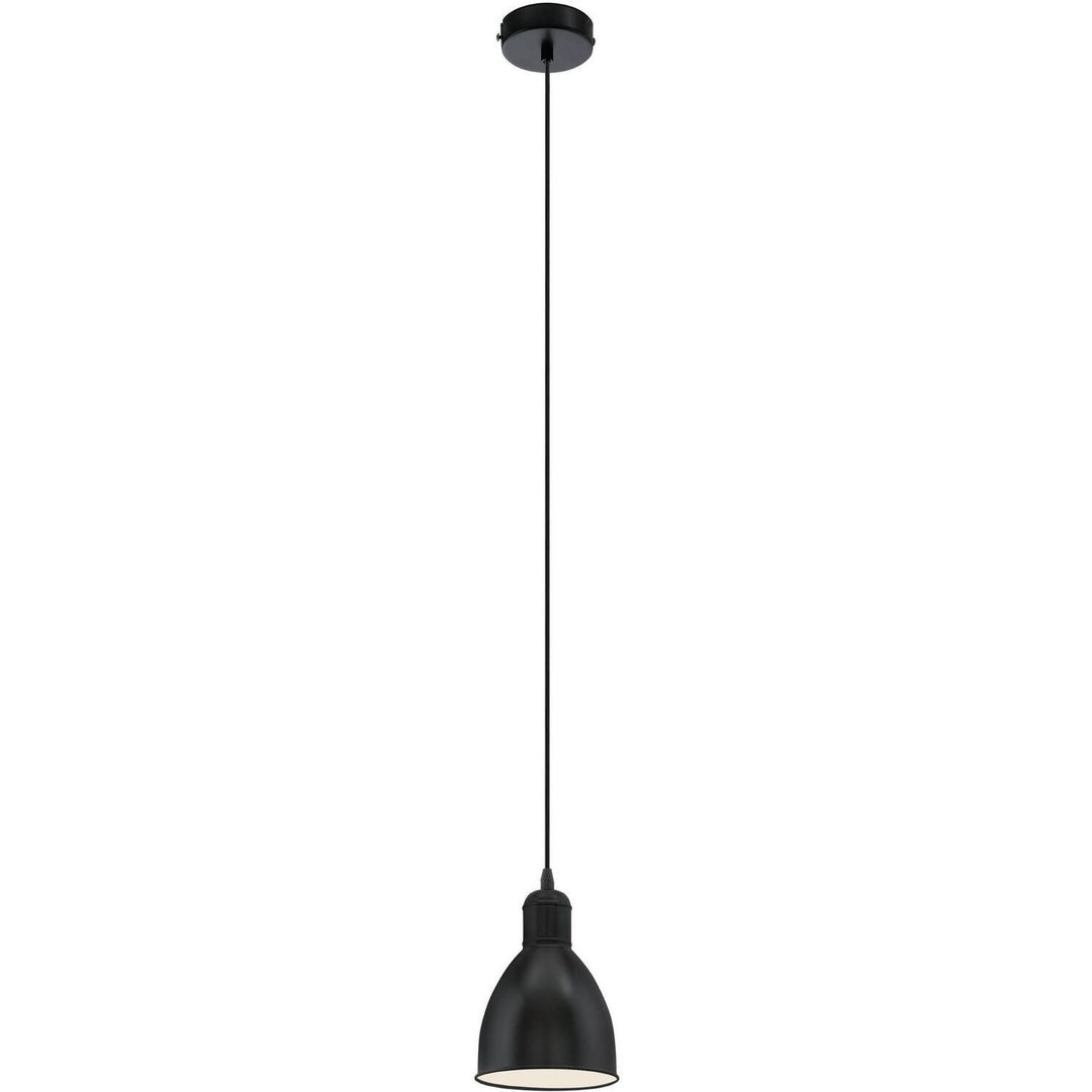 EGLO Pendant light Priddy 1, one-bulb, black - Image 1