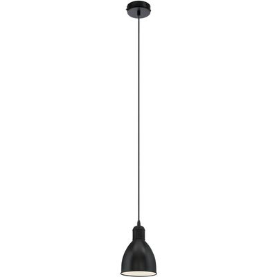 EGLO Pendant light Priddy 1, one-bulb, black