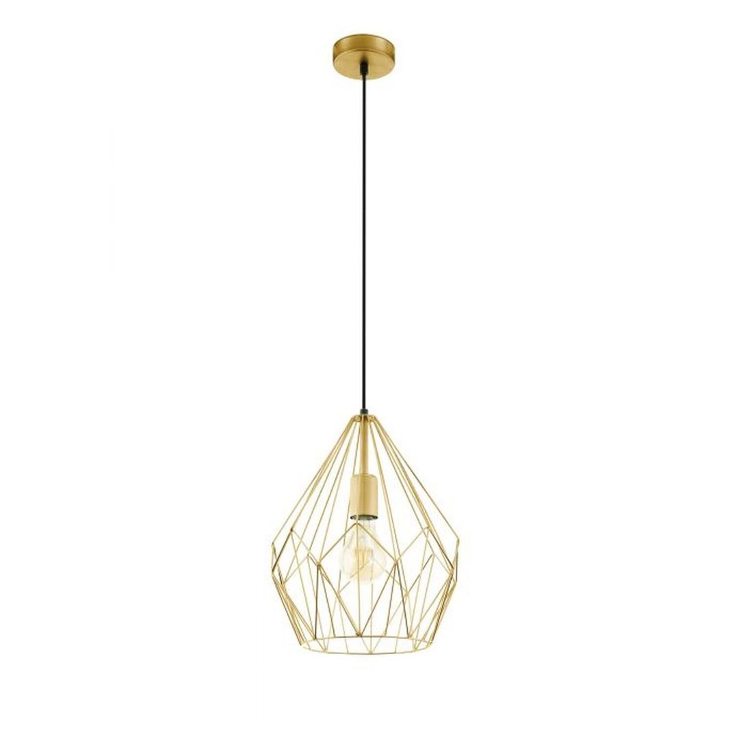 EGLO Carlton hanging light, cage, gold, Ø 31 cm - Image 1