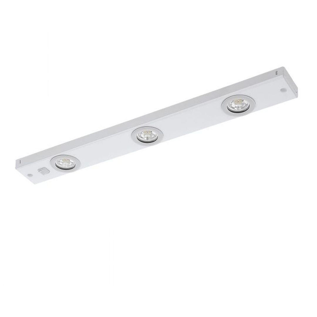 EGLO Kob LED under-cabinet light with a switch, white - Image 1