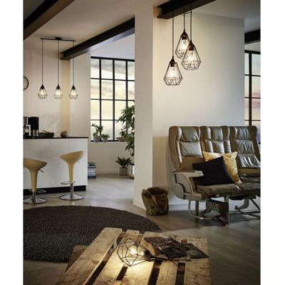 EGLO Tarbes - 3-bulb hanging light in a vintage design