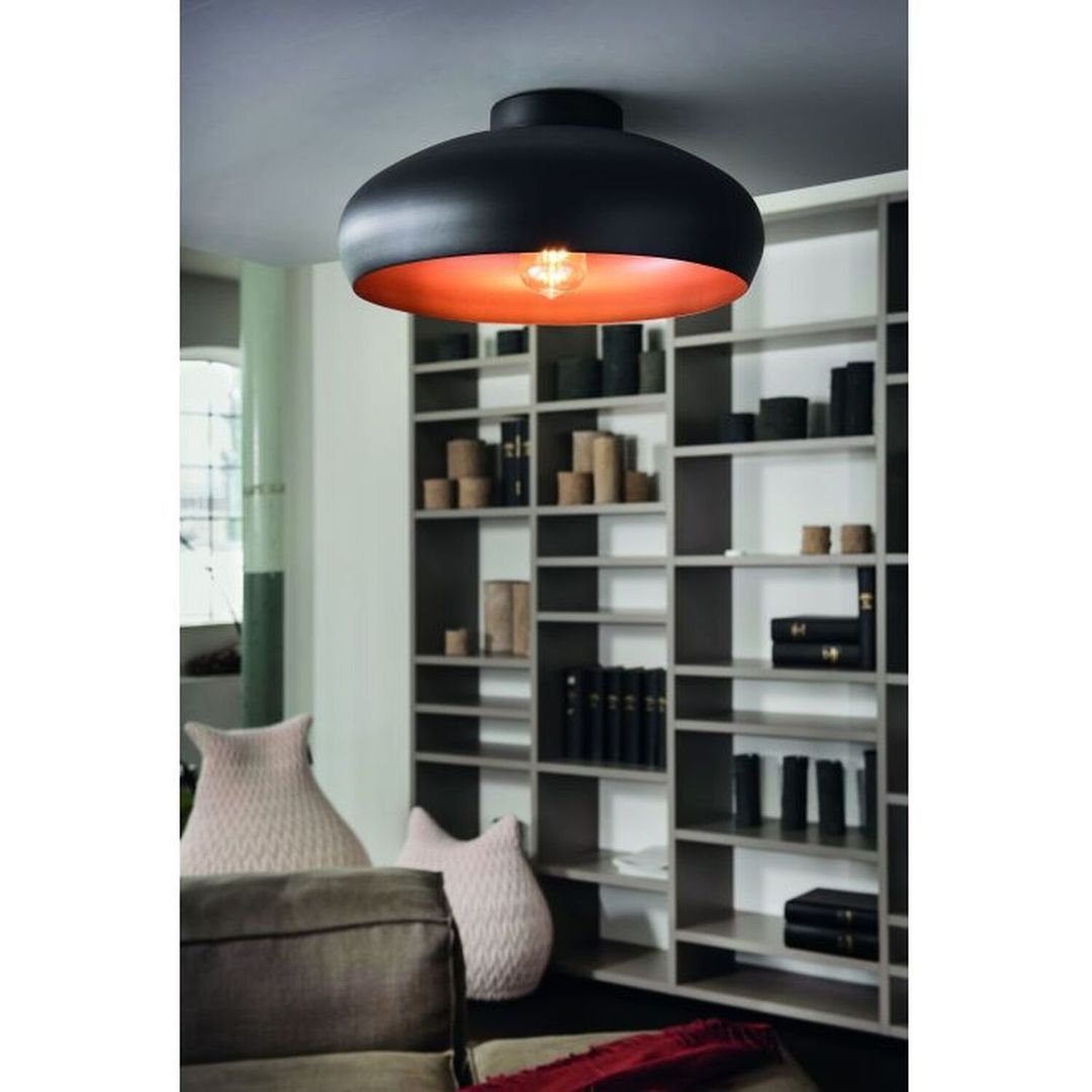 EGLO Mogano ceiling light made of metal, Ø 40 cm, black - Image 1