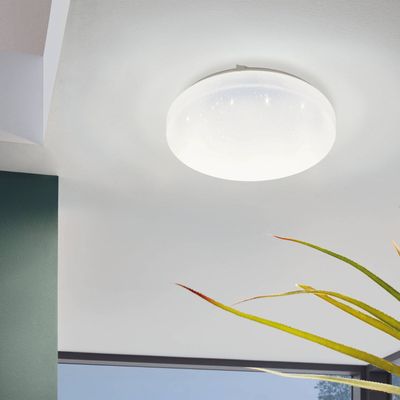 EGLO Frania-S LED ceiling lamp, crystal effect, 28 cm