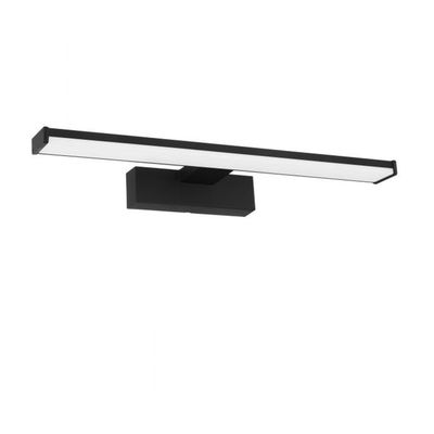 EGLO LED wall light Pandella 1, length 40 cm, black, aluminium