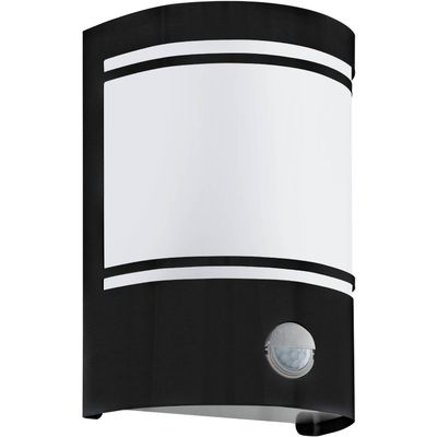 EGLO Cerno outdoor wall lamp, motion detector, black