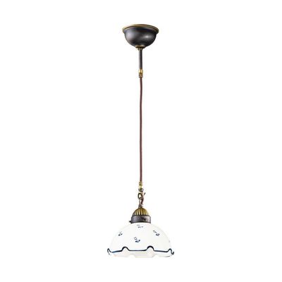 austrolux Nonna flower hanging lamp Ø 20 cm 1-bulb blue - Thumbnail 2