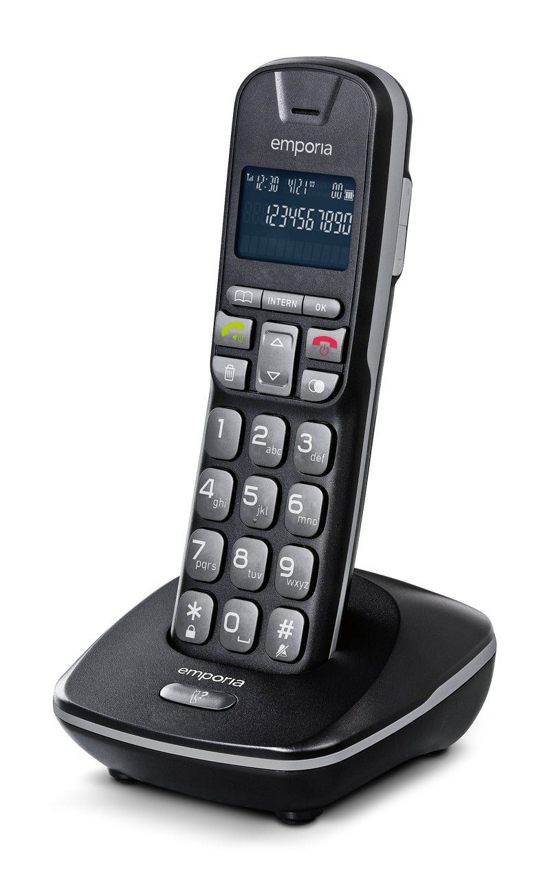 Emporia TH-21 Analog telephone Caller ID Black - Image 1