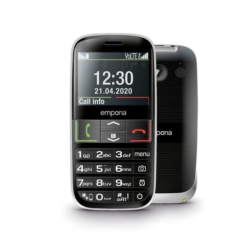 Emporia emporiaEUPHORIA-LTE 5.84 cm (2.3") 98 g Black Senior phon - Image 1