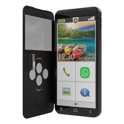 Emporia emporiaSMART.6lite 13.8 cm (5.45") Android 13 4G USB Type-C 6 GB 128 GB 3600 mAh Black, Silver