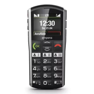 Emporia SIMPLICITY-LTE 5.08 cm (2") 90 g Black, Silver Entry-level phone - Thumbnail 2