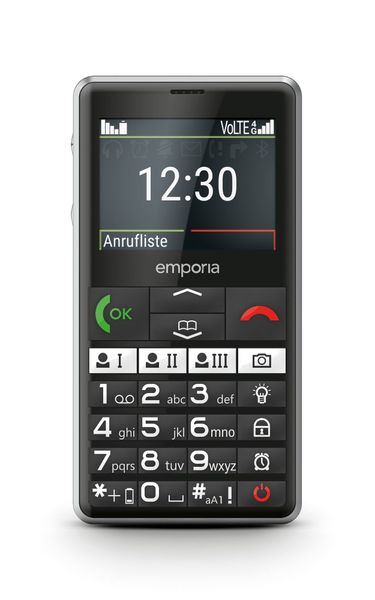 Emporia emporiaPURE-LTE 5.87 cm (2.31") 107 g Black Senior phone