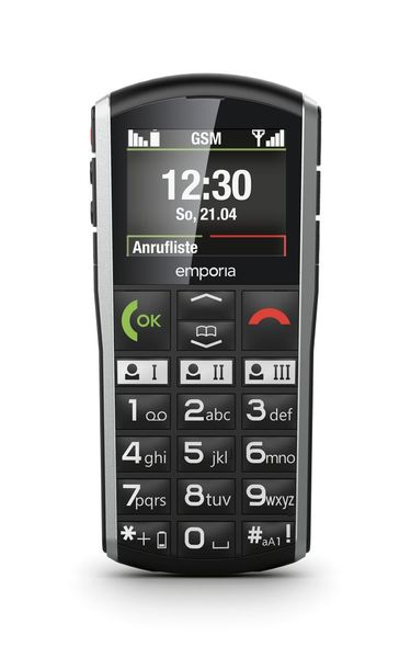 Emporia SIMPLICITY 5.08 cm (2") 94 g Black, Silver
