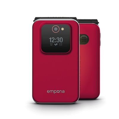 Emporia JOY 7.11 cm (2.8") 113 g Black. Red Entry-level phone