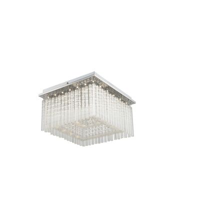 Globo Vince LED ceiling light, chrome, glass crystals - Thumbnail 2
