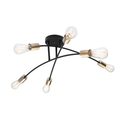 Globo Sarini ceiling lamp made of metal, six-bulb - Thumbnail 2