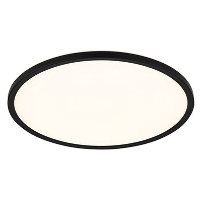 Globo Sapana LED ceiling light, black, round, dimmable - Thumbnail 2