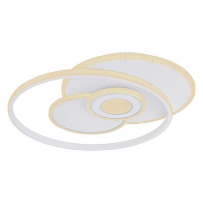 Globo LED ceiling light Roderick, white, length 54 cm, acrylic, CCT - Thumbnail 2